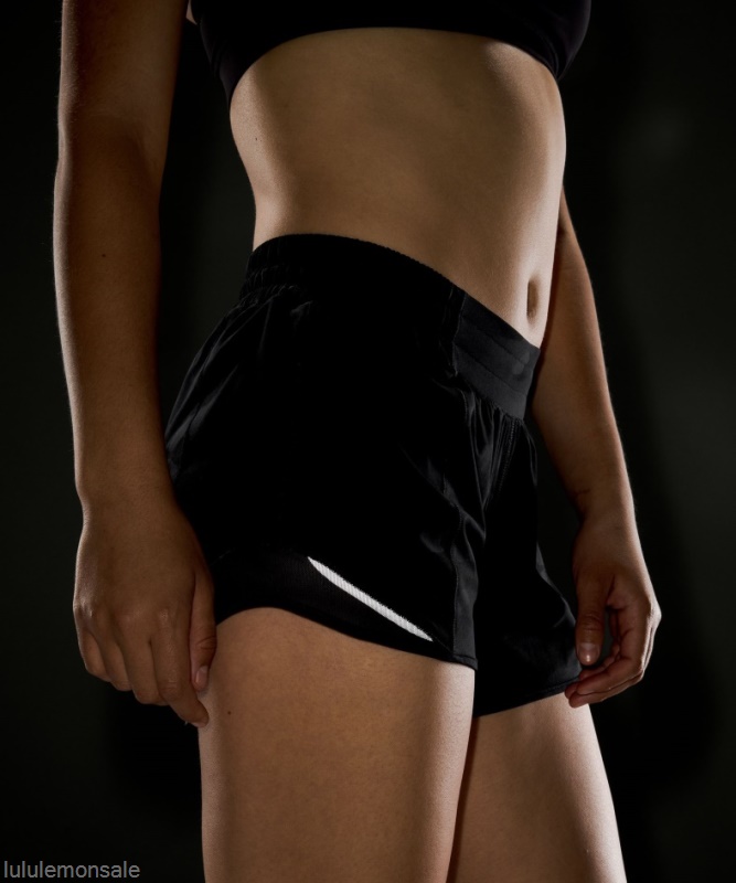 Lululemon Damen DELULU283 | Lululemon Deutschland Black Hotty Hot Low-rise Gefütterte Kurze 4